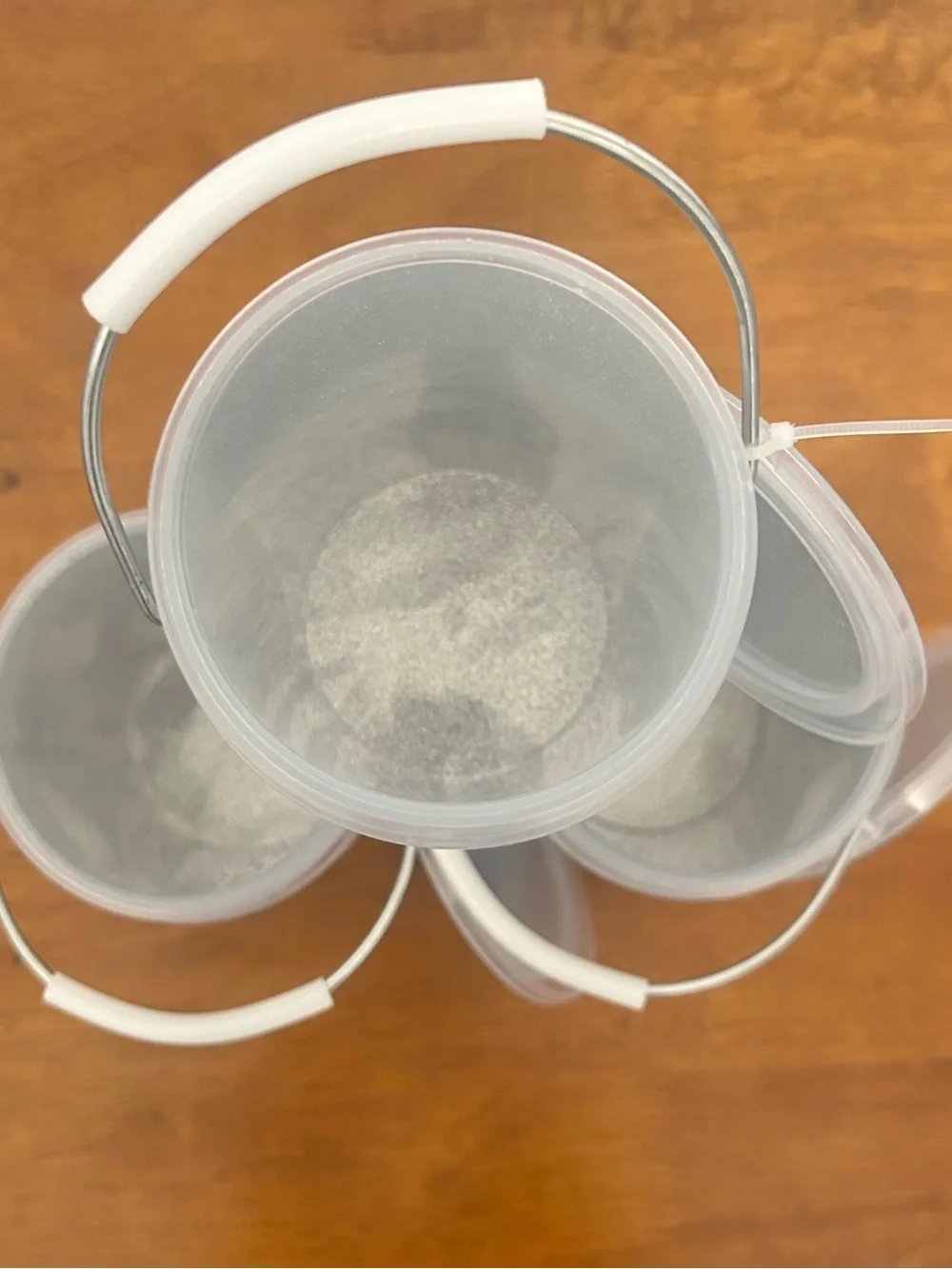 Lowe's Mini Buckets Limited Edition Glitter w / Lid Set of 3